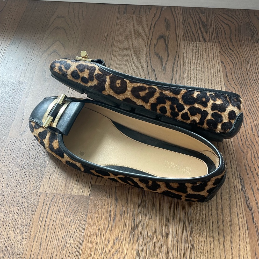 Michael Kors Cheetah Print Flats, Size 8.5.